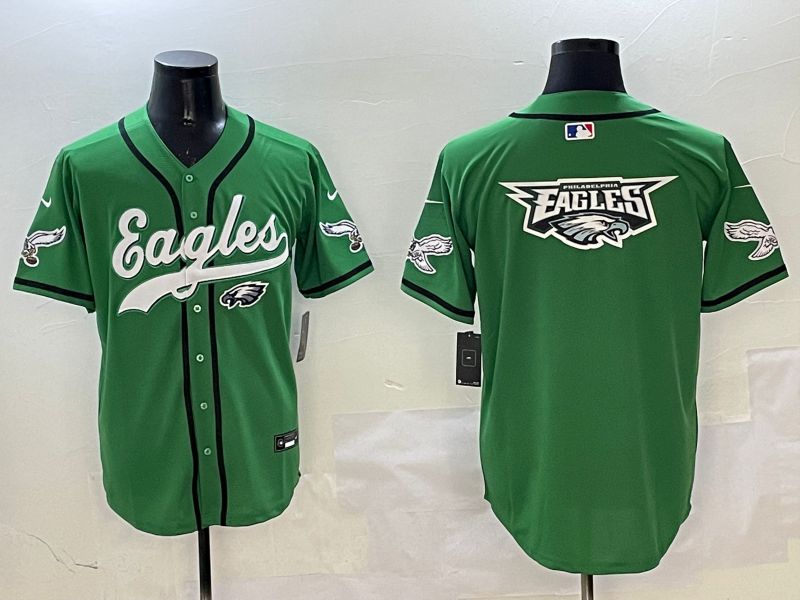 Men Philadelphia Eagles Blank Green three generations Jointly Name 2025 Nike Limited NFL Jersey style 27->philadelphia eagles->NFL Jersey